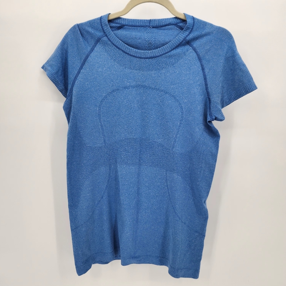 Lululemon Run | Swiftly Tech Short Sleeve Limitless Blue Size 10 Yoga,running.